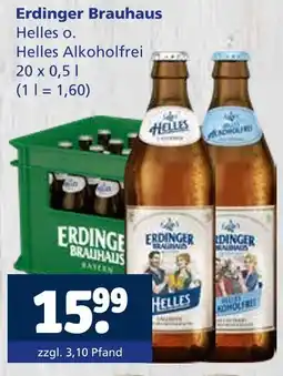 Getränkewelt Erdinger brauhaus helles o. helles alkoholfrei Angebot