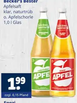 Getränkewelt Becker's bester apfelsaft Angebot