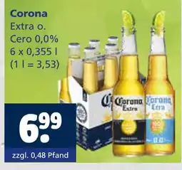 Getränkewelt Corona extra oder cero 0,0% Angebot