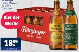Getränkewelt Flötzinger hell oder märzen Angebot