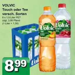 Getränkeparadies Gefromm Volvic touch oder tee Angebot