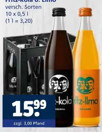 Getränkewelt Fritz-kola fritz-kola & limo Angebot