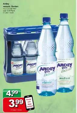 Getränkeparadies Gefromm Ardey ardey quelle exquisit classic oder ardey quelle exquisit medium Angebot