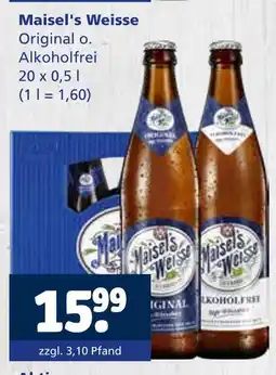 Getränkewelt Maisel's weisse original & alkoholfrei Angebot