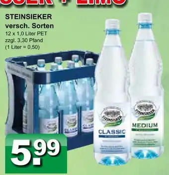 Getränkeparadies Gefromm Steinsieker classic oder medium Angebot