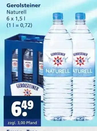 Getränkewelt Gerolsteiner naturell Angebot