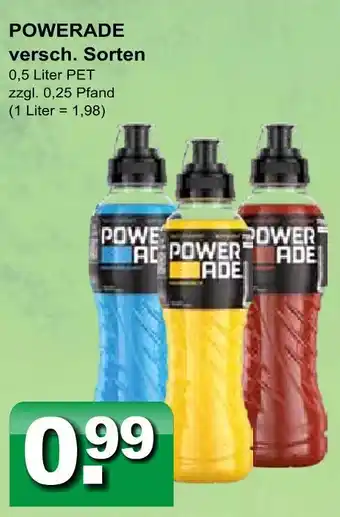 Getränkeparadies Gefromm Powerade versch. sorten Angebot