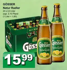 Getränkeparadies Gefromm Gösser natur radler Angebot