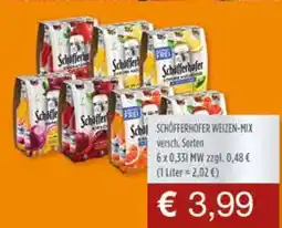 Getränkeparadies Gefromm Schöfferhofer weizen-mix Angebot