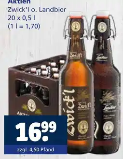 Getränkewelt Aktien zwick'l o. landbier Angebot