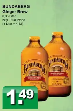 Getränkeparadies Gefromm Bundaberg ginger brew Angebot
