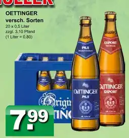 Getränkeparadies Gefromm Oettinger versch. sorten Angebot