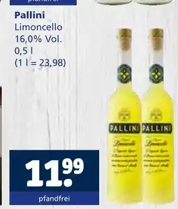 Getränkewelt Pallini limoncello Angebot