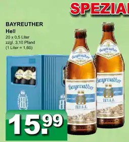 Getränkeparadies Gefromm Bayreuther hell Angebot