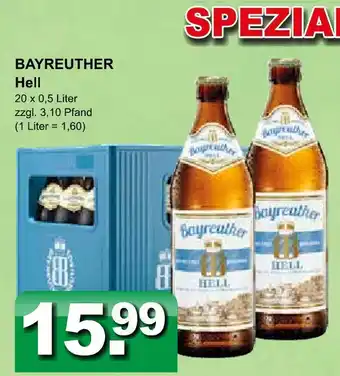Getränkeparadies Gefromm Bayreuther hell Angebot