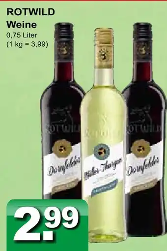 Getränkeparadies Gefromm Rotweild weine Angebot