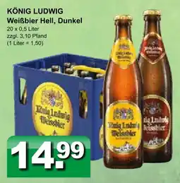 Getränkeparadies Gefromm König ludwig weißbier hell, dunkel Angebot