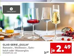 porta Tafelwert glas-serie giulia Angebot