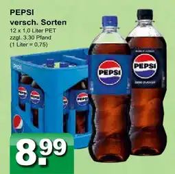 Getränkeparadies Gefromm Pepsi versch. sorten Angebot