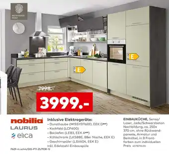 porta Nobilia einbauküche senso/ laser Angebot