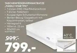 porta Taschenfederkernmatratze family star tfk Angebot