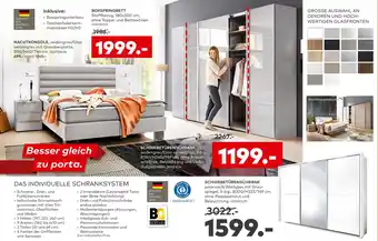 porta Nachtkonsole, boxspringbett oder schwebetürenschrank Angebot