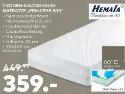 porta Hemafa 7-zonen-kaltschaummatratze „princess 800“ Angebot