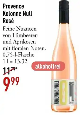 Galeria Markthalle Provence Kolonne Null Rosé Angebot