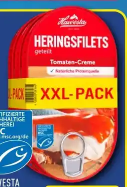 Aldi Nord Hawesta Herings­filets XXL Angebot