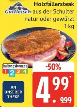 Edeka Gutfleisch Holzfällersteak Angebot
