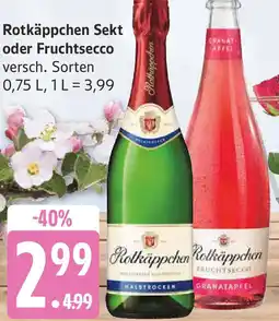 Edeka Rotkäppchen Sekt oder Fruchtsecco Angebot