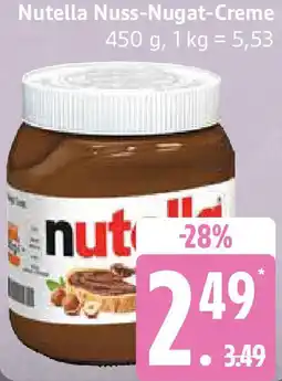 Edeka Nutella Nuss-Nugat-Creme Angebot