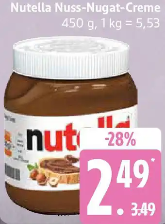 Edeka Nutella Nuss-Nugat-Creme Angebot