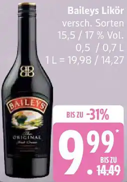 Edeka Baileys Likör Angebot