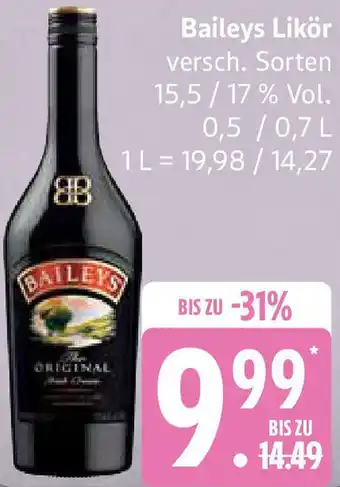 Edeka Baileys Likör Angebot