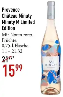 Galeria Markthalle Provence Château Minuty Minuty M Limited Edition Angebot