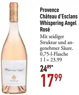 Galeria Markthalle Provence Château d'Esclans Whispering Angel Rosé Angebot