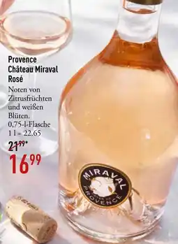 Galeria Markthalle Provence Château Miraval Rosé Angebot
