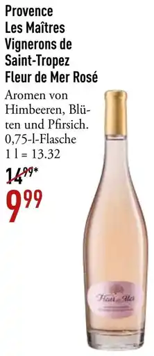 Galeria Markthalle Provence Les Maîtres Vignerons de Saint-Tropez Fleur de Mer Rosé Angebot