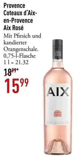 Galeria Markthalle Provence Coteaux d'Aix- en-Provence Aix Rosé Angebot
