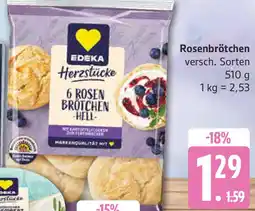 Edeka Edeka Herzstücke Rosenbrötchen Angebot