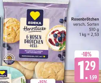 Edeka Edeka Herzstücke Rosenbrötchen Angebot