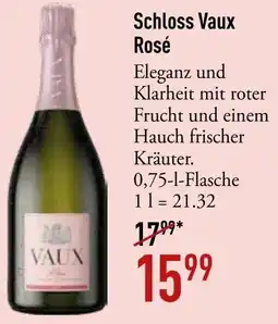 Galeria Markthalle Schloss Vaux Rosé Angebot
