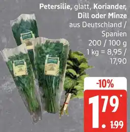 Edeka Petersilie, Koriander, Dill oder Minze Angebot