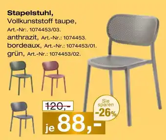 Möbel Inhofer Stapelstuhl Angebot