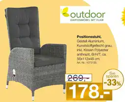 Möbel Inhofer Outdoor positionsstuhl Angebot