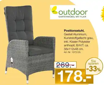 Möbel Inhofer Outdoor positionsstuhl Angebot