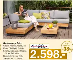 Möbel Inhofer Gartenlounge 3-tlg Angebot