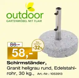 Möbel Inhofer Outdoor schirmständer Angebot