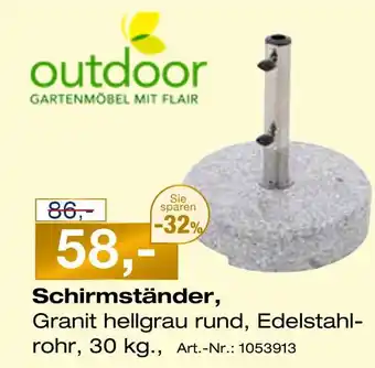 Möbel Inhofer Outdoor schirmständer Angebot